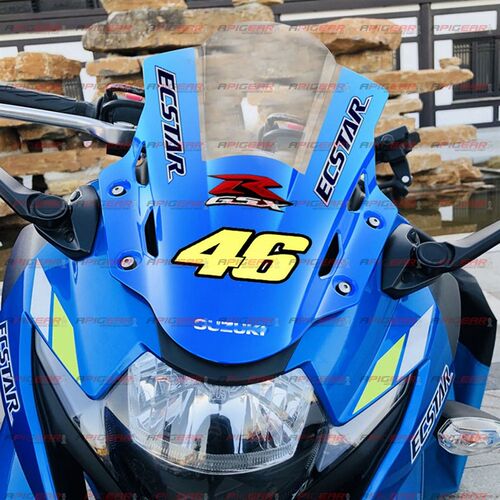 摩托车GSX250R 17-23 前风挡导流罩 gsx250竞技挡风玻璃 订制烤漆