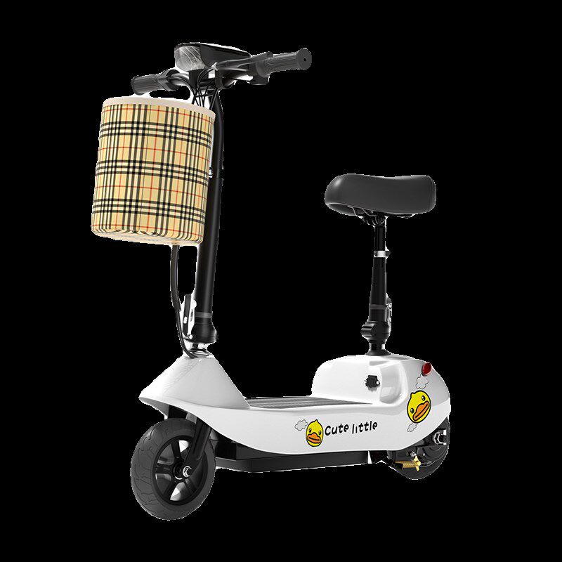 小海豚折叠电动车便携电动代步车轻便滑板车锂电池迷你小型电瓶车