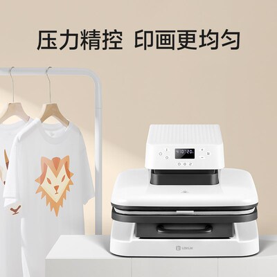 乐立克LOKLiK自动烫画机小型自动热压机热转印机高压平板热升华印