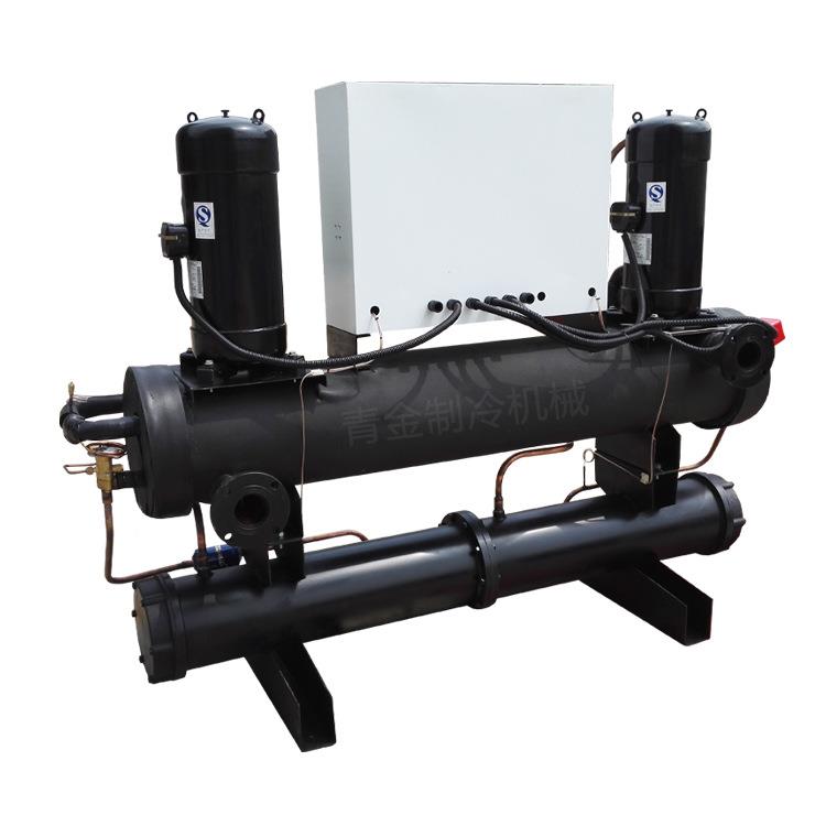 厂蓄水池改装冷水机塑QX-20W-K冷胶厂却水水塔加装水冷式冷机设计