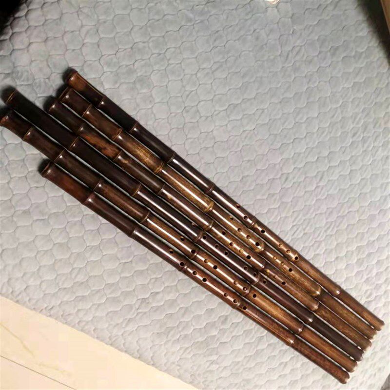 玉屏紫竹素箫 初学后进阶换箫 考级用演奏箫包邮专业级洞箫六孔萧