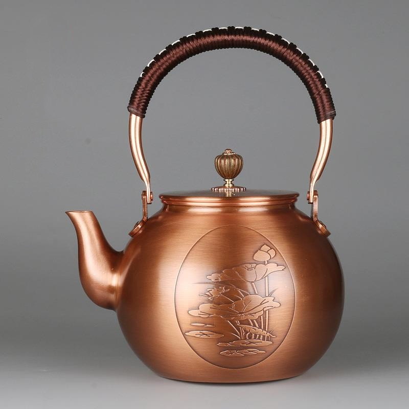 亏本清仓紫铜铜壶烧水壶茶壶铸铁铁壶茶杯茶洗酒壶电陶炉茶具摆件