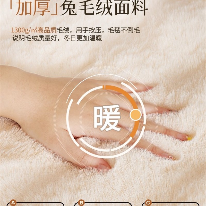 CIMO轻奢兔毛绒皮沙发专用坐垫秋冬套罩2025新款防滑沙发垫盖布巾