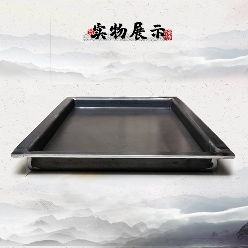 飞边铁板烧盘鱿鱼熟铁商用烤盘锅摆摊小吃车用嵌入式定制平底扒炉