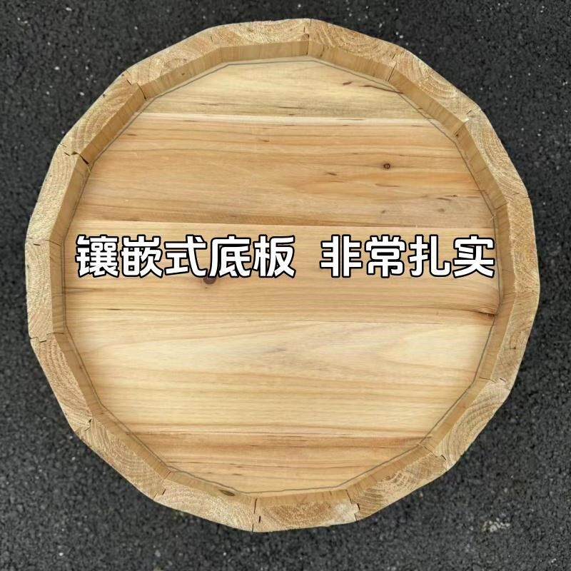 中蜂圆桶土养箱蜂箱蜜蜂格子土养全套养蜂诱蜂桶杉木老式蜂桶加厚