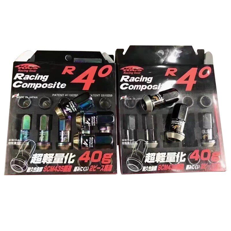 上海吾卡 现货KYO-EI R40 Racing 汽车钢圈轮毂螺丝螺母螺帽