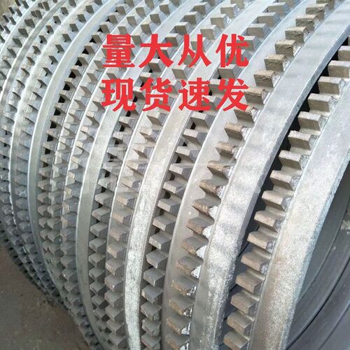 350/400/45混凝土搅拌机齿圈滚筒筛外齿轮圈齿轮生铁铸铁大齿轮圈