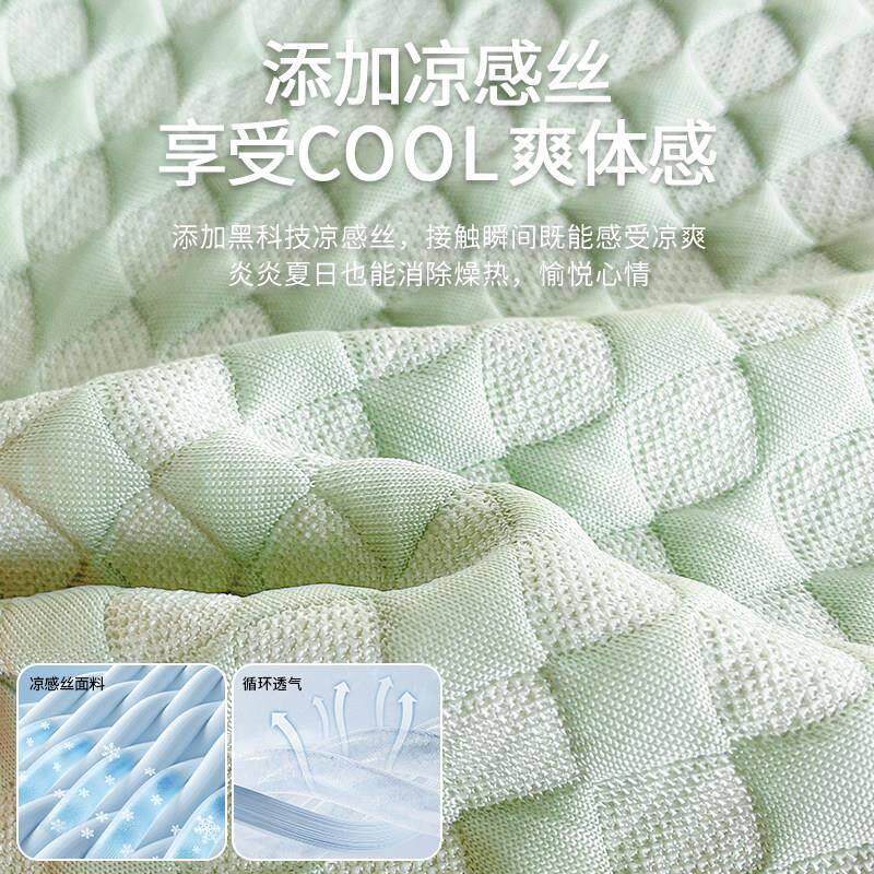 乳胶枕头专用枕套40cmx60cm冰丝凉感夏天季单个装家用纯色枕头套