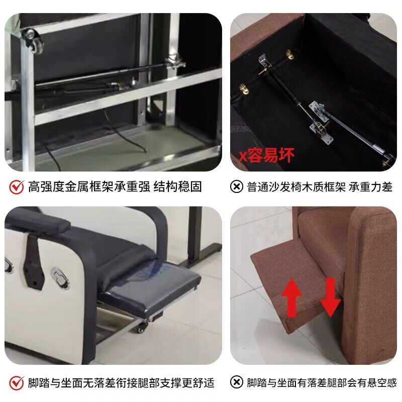 电脑沙发椅单人网吧电竞椅懒人家用科技布电竞座椅轻奢可躺网咖椅