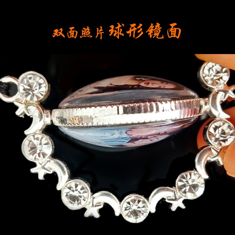 新款网红汽车挂件diy照片来图定制车载水晶吊坠女生高级感车挂饰