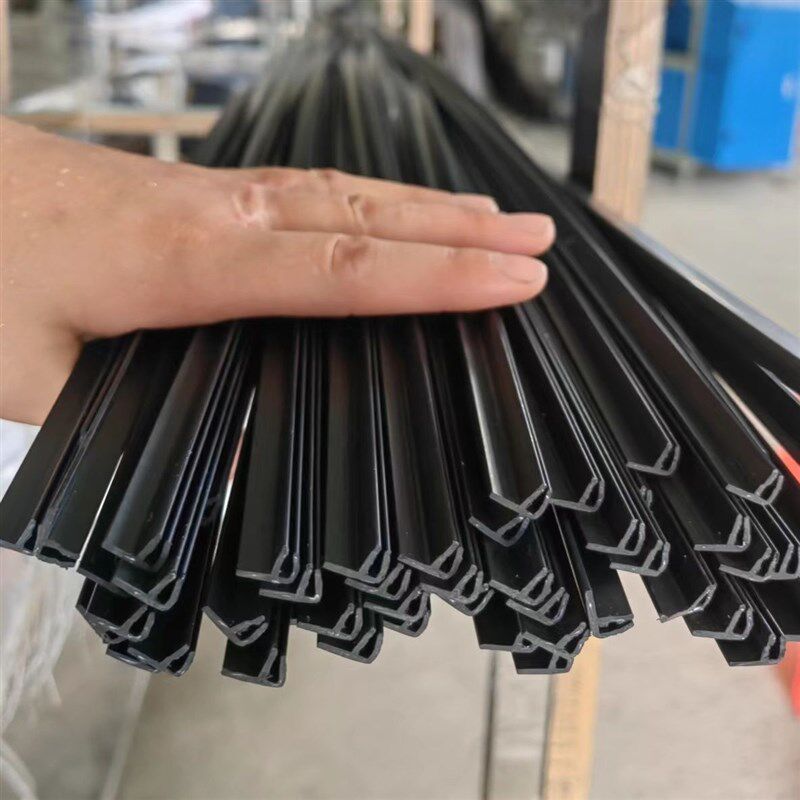 卡布灯箱防风卡条UV软膜灯箱封边条F形单边扣PVC防掉落卡条胶条