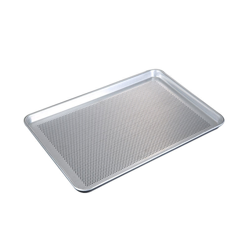商用烤盘 60x40冲孔长方形铝盘 烘焙模具烘方盘 烤箱用