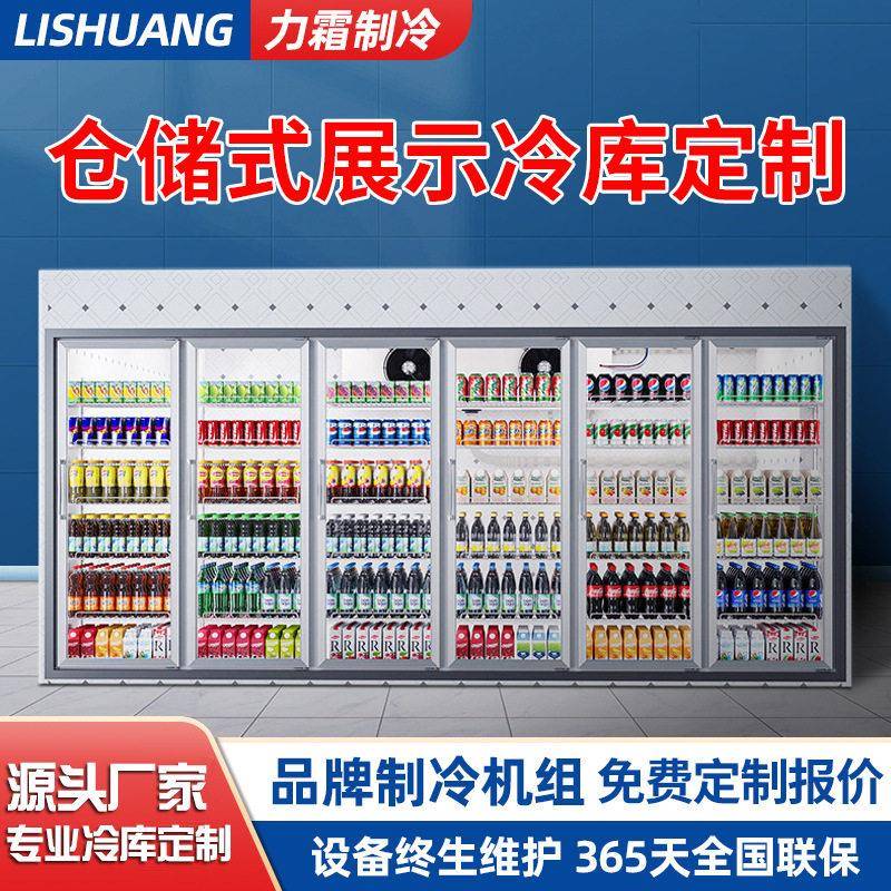 仓库冷柜式展示冷库饮料货架候补冷库