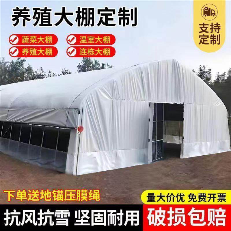 椭圆管养殖种植大棚全套骨架支架温室蔬菜棚鸡棚猪棚养牛大棚保温
