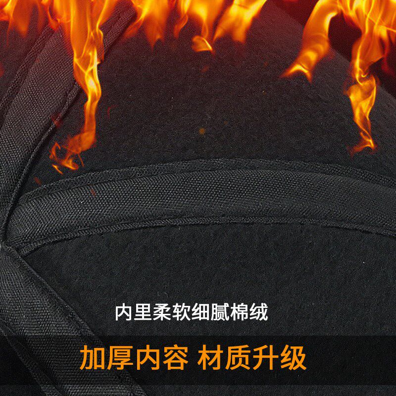 中老年毛呢帽子男士冬季护耳后封口棒球帽加绒加厚防风保暖鸭舌帽