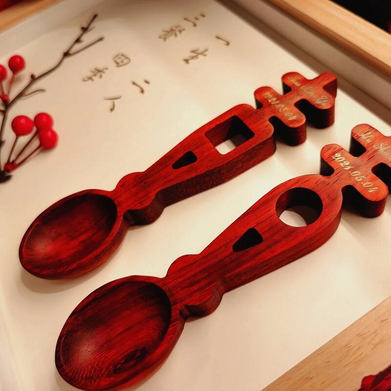 送闺蜜好姐妹订婚结婚礼物喜勺手工diy高档小礼物小礼品送新人