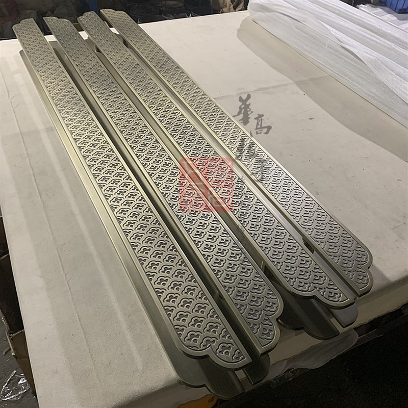 中式仿古大门拉手古铜黑色双开玻璃门木门把手长条形祥云扶手现货