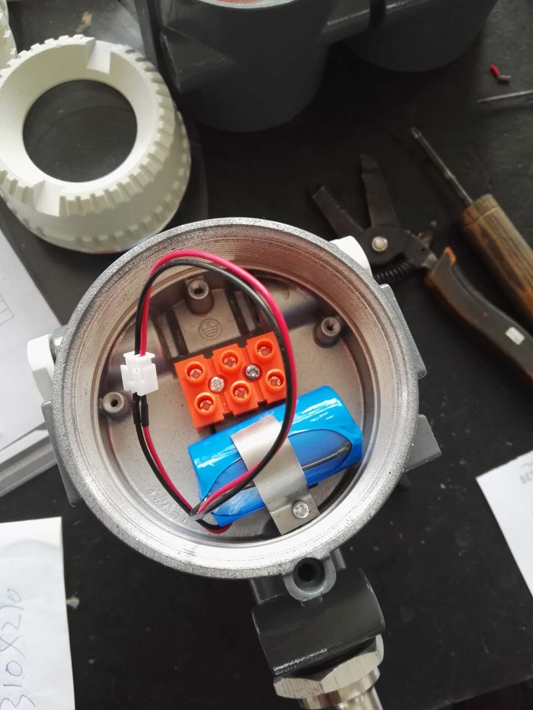 涡轮流量计锂电池/3.6V/er26500/蒸汽涡街表/8500mah/外形50*26