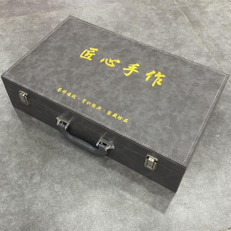 珐琅彩万花功夫茶具套装家用办公室泡茶壶盖碗茶杯轻奢高档礼盒装