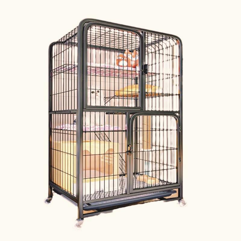 猫笼子家用室内超大自由空间大型猫笼子特大号猫笼子两只猫双人间图片