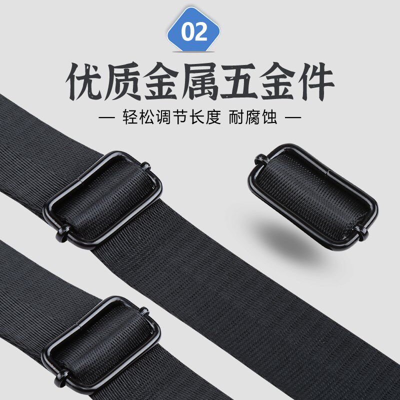 琴盒背带 二胡盒背 带吉他大中小提琴肩带 加长加厚 乐器箱包通用