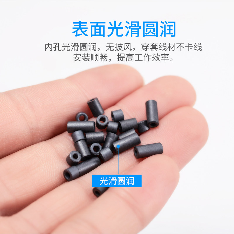 抗干扰磁环铁氧体磁芯三级二极管穿线磁珠滤波高频屏蔽磁通铁粉芯