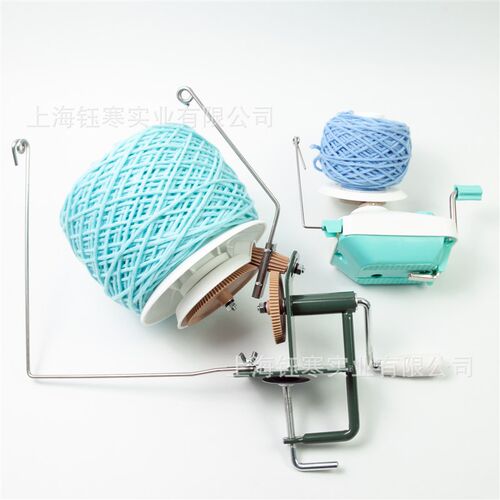毛线绕线机 手揺绕线机实木伞撑 手动毛线快速绕线机摇线机缠线器