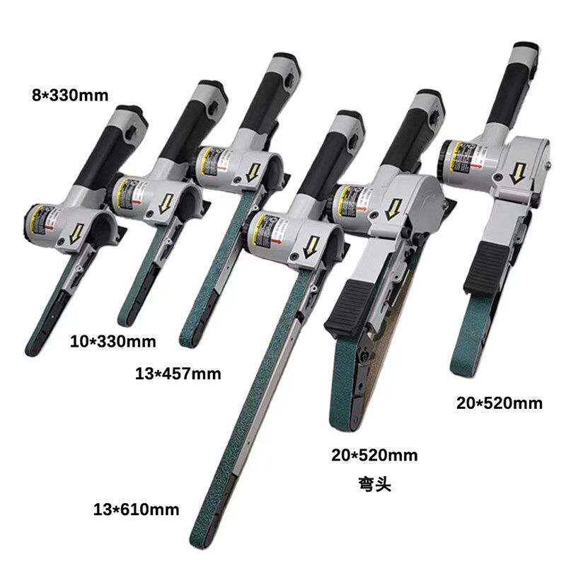 气动砂带机手持10*330砂轮环带机条形焊缝焊疤抛光打磨机20*520mm