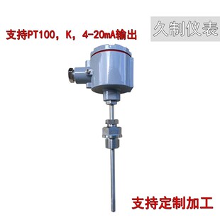 防爆热电阻一体化温度传感器PT100变送器4-20maBT4隔爆CT6定制K型