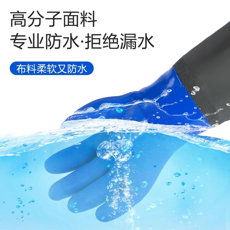 手套长款防水防蛇咬爬宠加厚洗猫猫洗澡加抓鱼动物松鼠防咬训狗