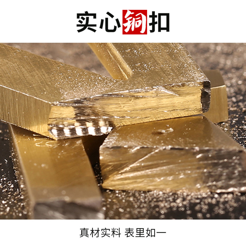 皮带扣男扣头高档腰带男纯铜正品平滑扣男士卡扣定制订做黄铜带头