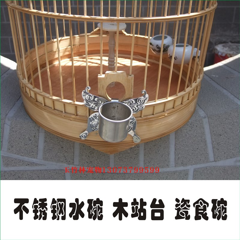 百灵鸟笼云雀笼百灵手笼遛鸟笼竹制鸟笼小沙装饰鸟笼大号超大特大