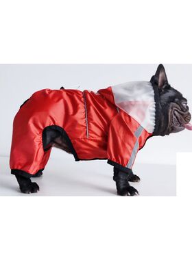 小狗雨衣四脚防水全包泰迪法斗恶霸中小型犬雨天的衣服宠物雨披
