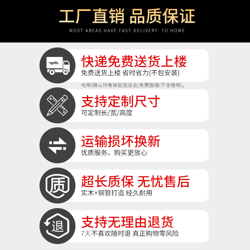 实木排骨架加密龙骨床架防潮折叠榻榻米静音床板钢木支撑架定制