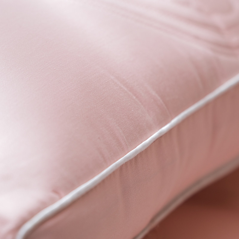 夏季乳胶蚕丝枕头柔软丝滑单人护颈椎助睡眠羽丝绒枕芯不塌陷整头