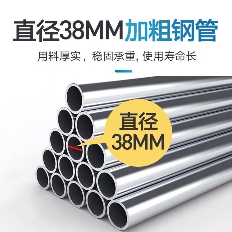 不锈钢厨房置物架厨房落地四层收纳微波炉储物加厚家用柜烤箱架子