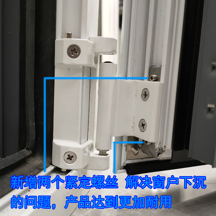 断桥铝隐形180度平开改内倒窗配件隐藏暗合页上悬内开内倒五金件
