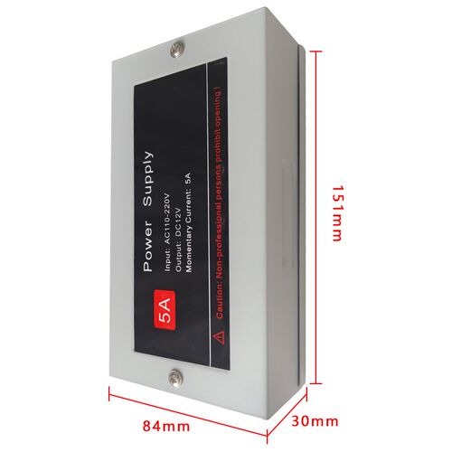 门禁专用电源12V3A5A开关电源海康人脸识别门禁系统电源控制器