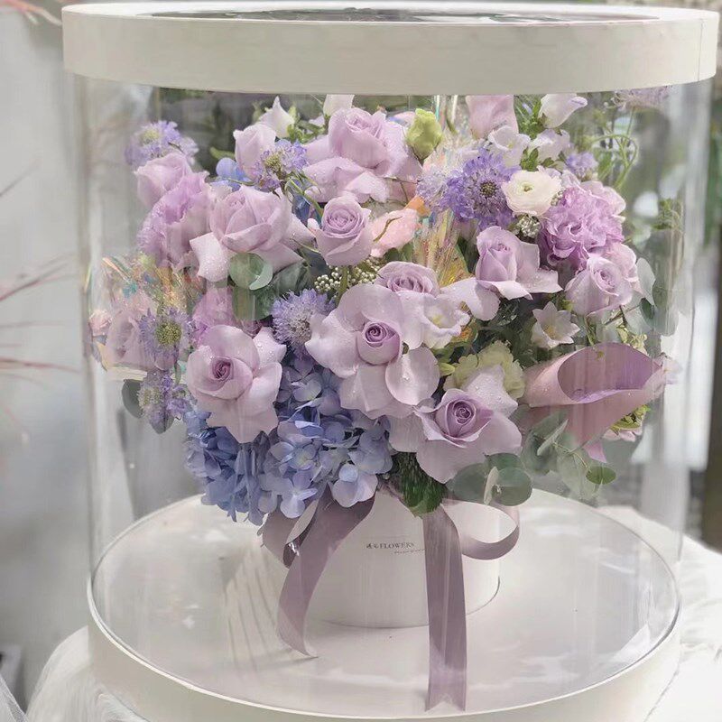 全景鲜花抱抱桶北京天津上海同城送花花桶送女友气球花篮教师节