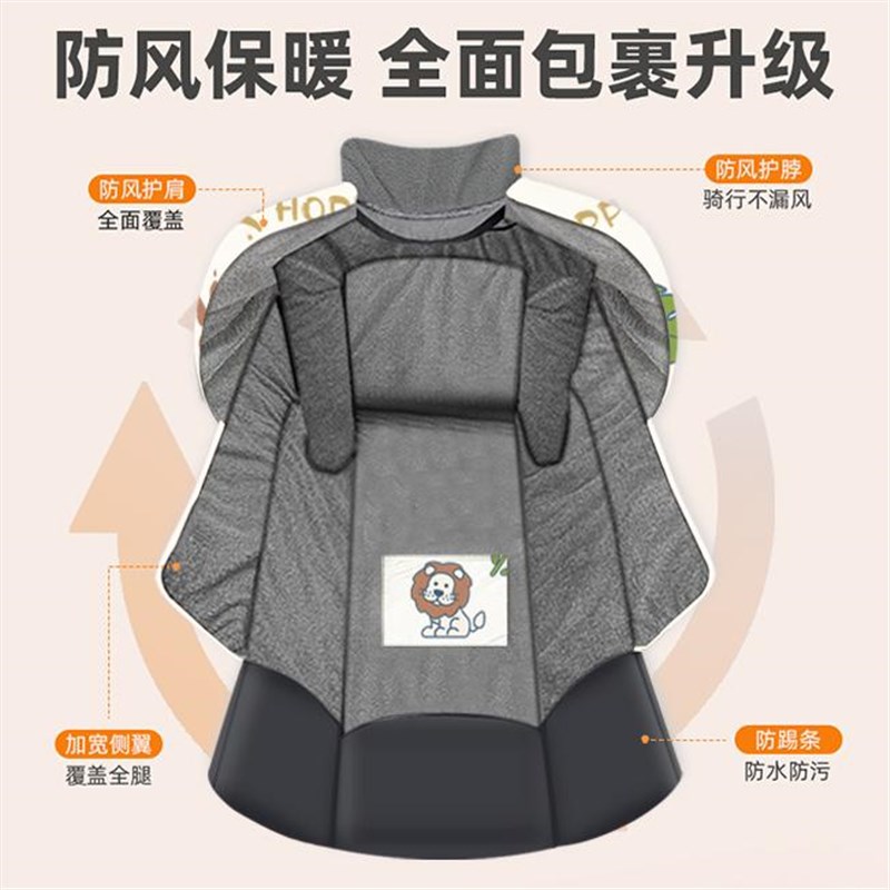 2025新款电动车挡风被冬款冬季加绒加厚护脖护肩电瓶摩托车防风罩
