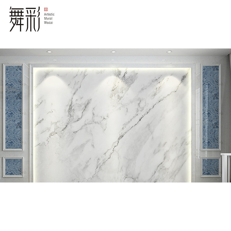 现代简约客厅电视背景墙壁纸大理石纹墙纸3d装饰壁画影视墙布无缝