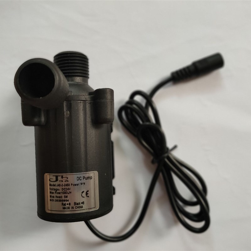 12V直流无刷潜水泵家用静音抽水泵 24V小型鱼缸水泵 工程塑料潜水
