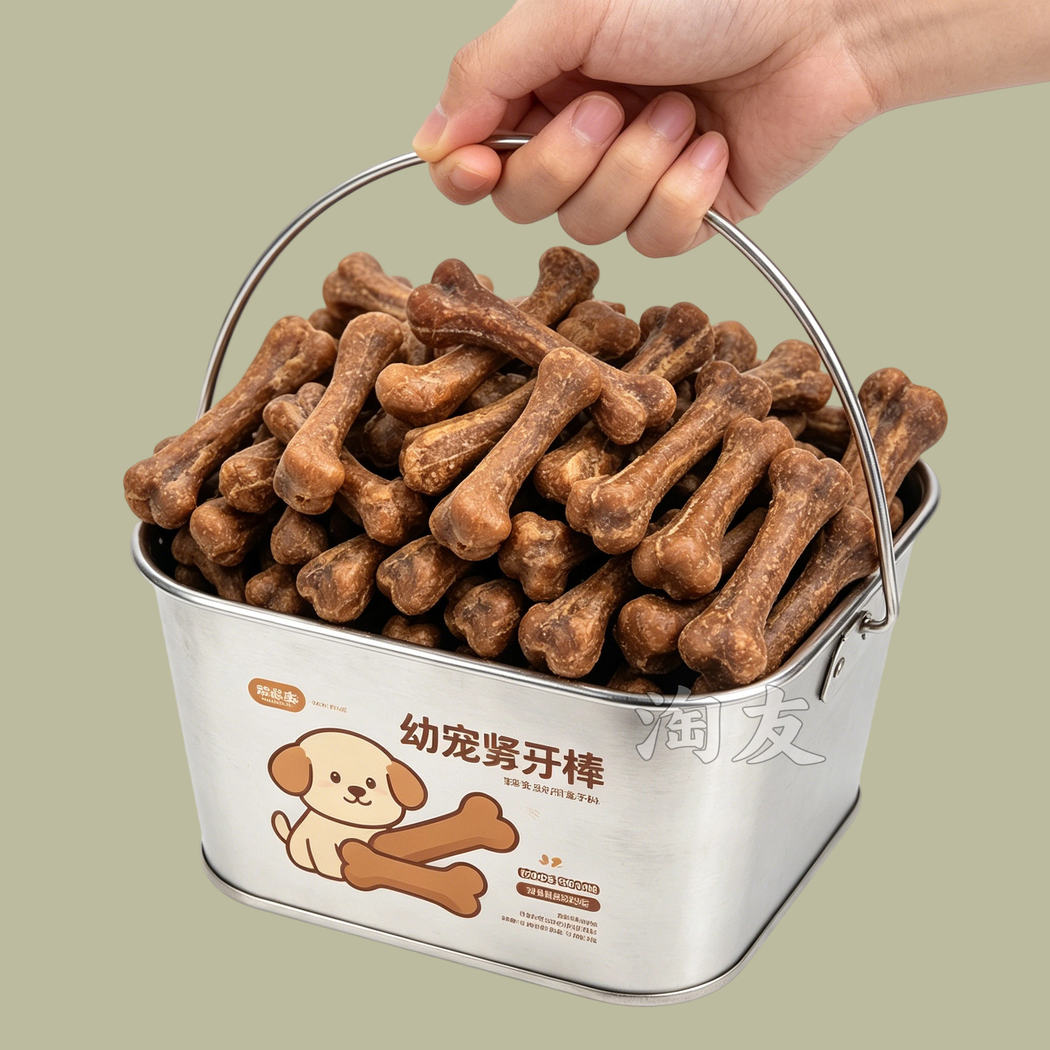 牛肉味幼犬耐咬洁齿磨牙棒