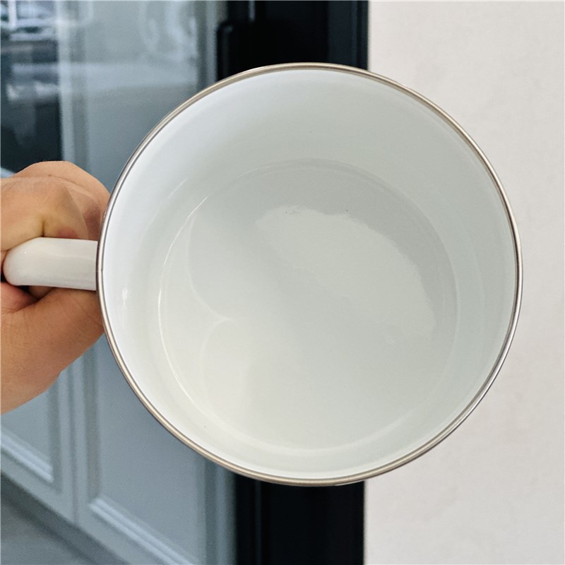 出口俄罗斯搪瓷茶缸茶杯水杯茶缸子老式国产加厚珐琅搪瓷杯子带盖