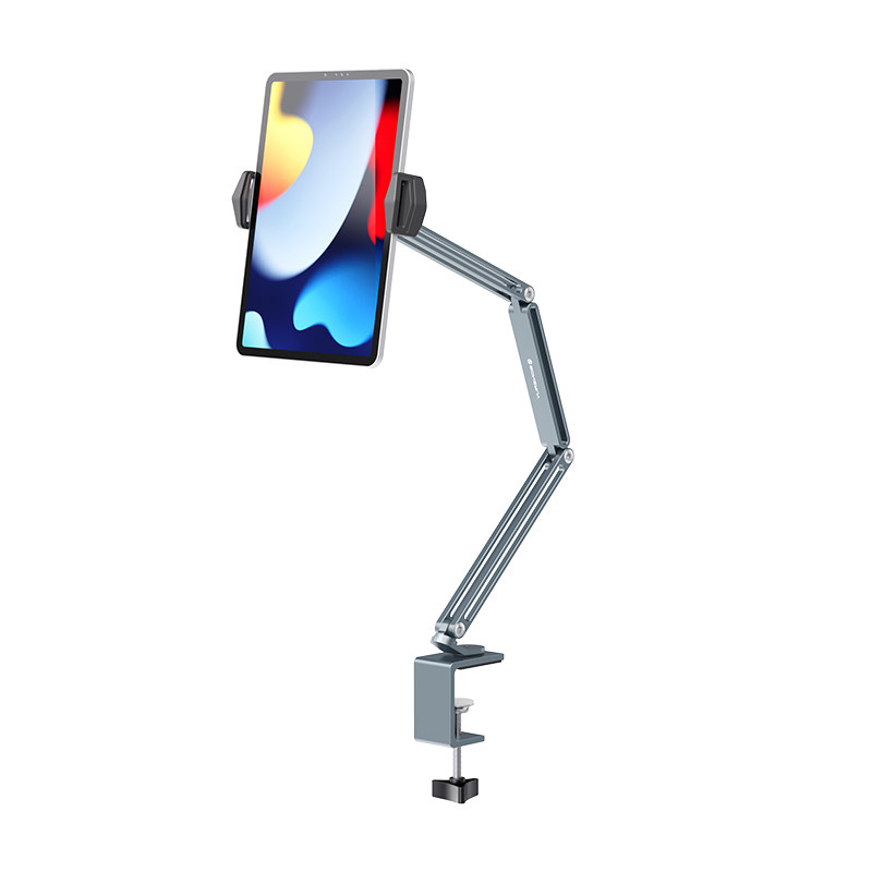 手机平板懒人支架桌面床头悬臂可调节ipad pro支架铝合金升降