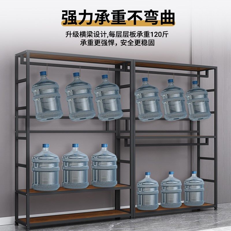 两层落地卧室家用可定制开放式转角衣橱组合收纳多功能防尘晾衣架