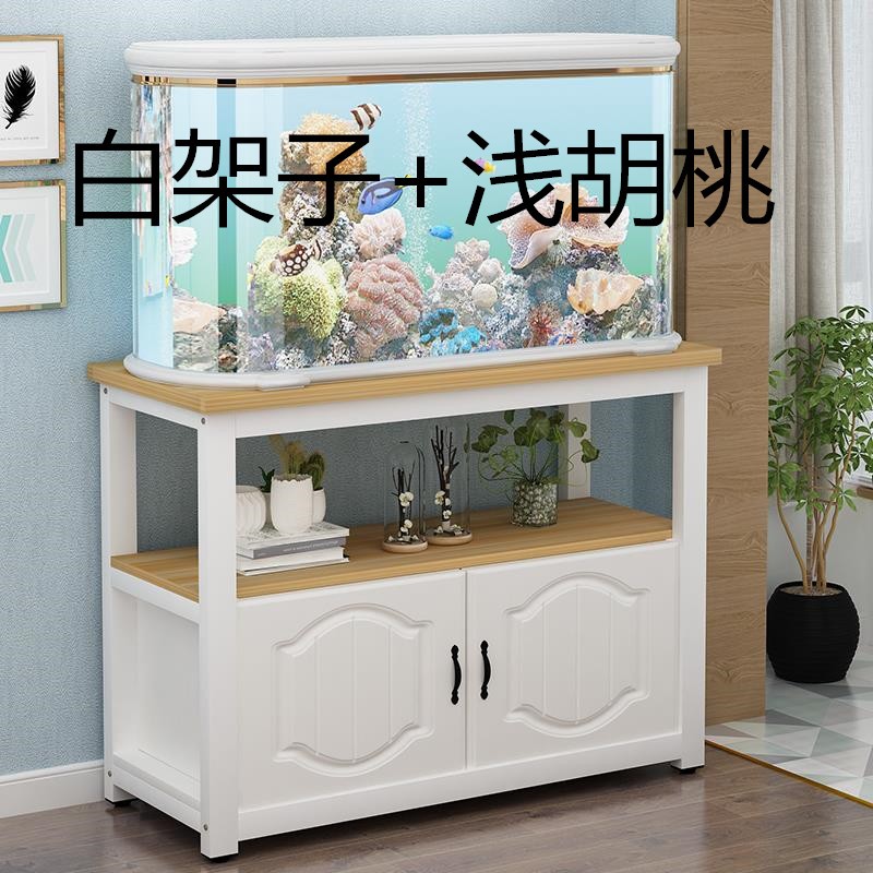 鱼缸柜子架子放鱼缸的架子鱼缸底座底柜定做承重客厅简易铁艺小型