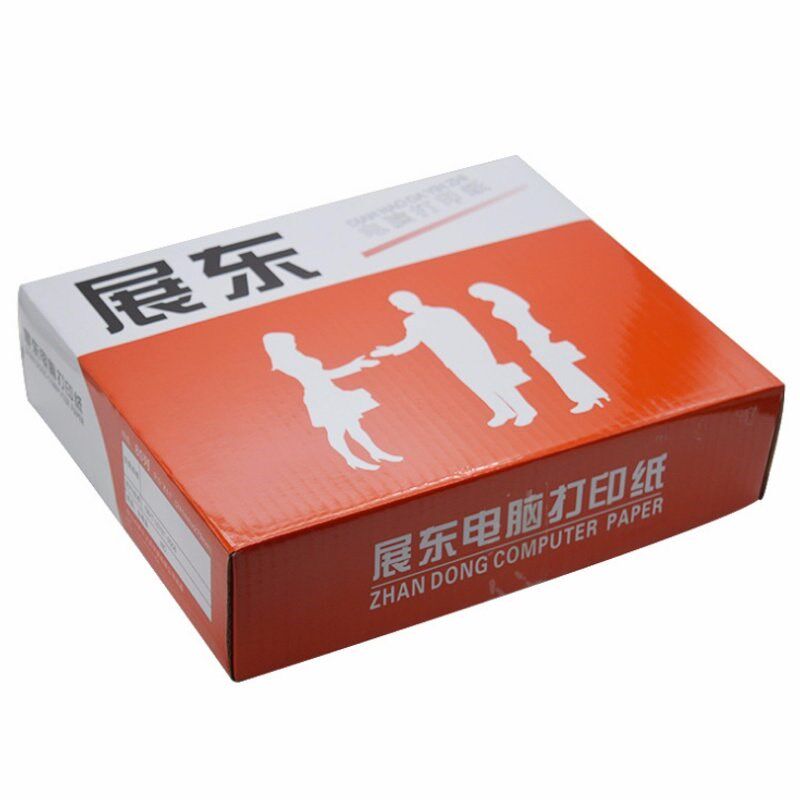 展东电脑针式影印纸三联四联二等分复写打印出货票据凭证750页