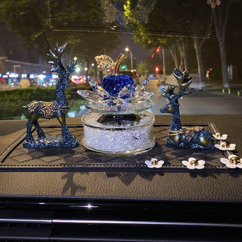 一路平安车上创意汽车用品车载摆件车内装饰品中控台摆件高档男女