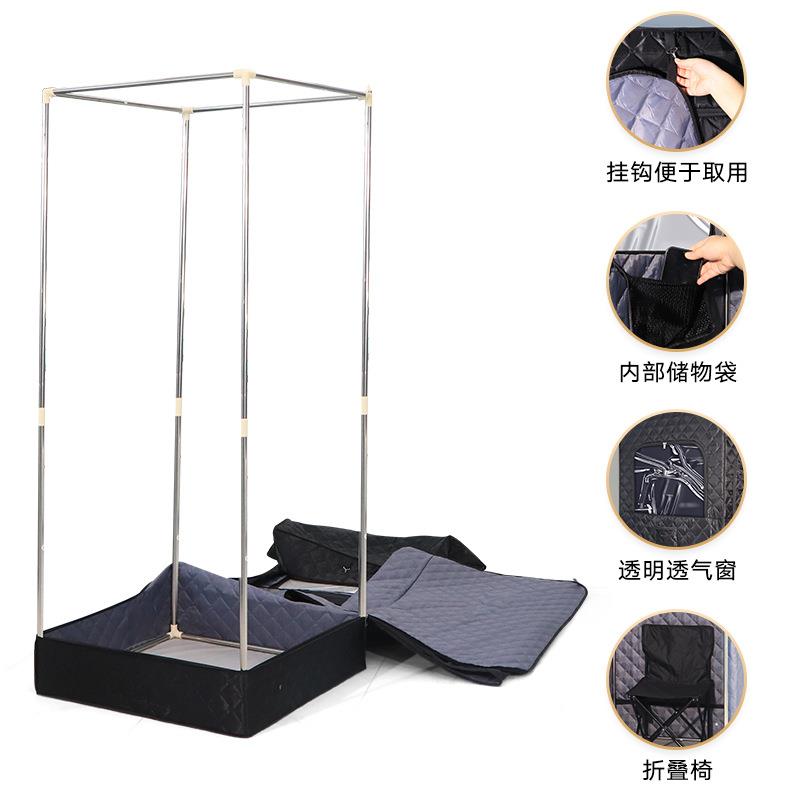 110v美规汗蒸箱家用全身浴箱桑拿房红外线汗蒸房熏蒸机仪台湾美国